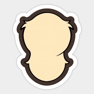 Chip n dale chest fur cosplay Sticker